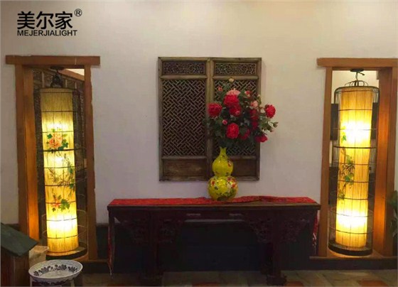 美爾家竹藝吊燈場(chǎng)景圖6
